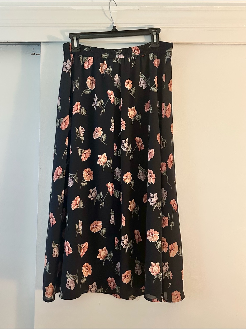 Vintage Floral Maxi Skirt
